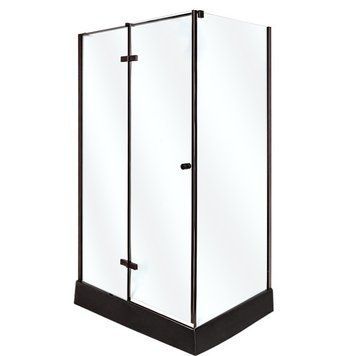Душевая кабина INSANA Adriana Black 100х80х210 мелкий поддон dki033 фото